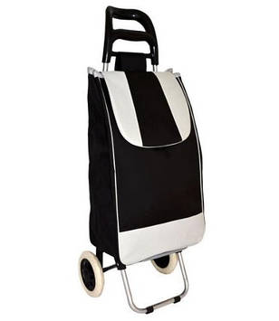 Сумка господарська на коліщатках OPT-TOP візок-кравичка до 40 кг 94 см 30 л Чорний (2104618361)