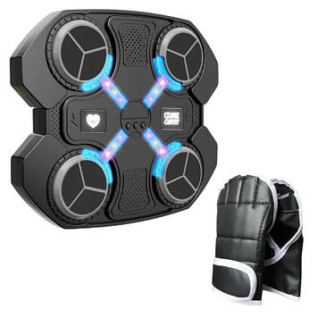 Музична мішень для боксу з підсвіткою і рукавичками OPT-TOP 32 × 28 × 3,5 см 2104618391