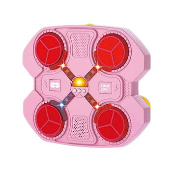 Інтерактивна боксерська мішень OPT-TOP 32x28x3.5 см Рожевий (2104618392)