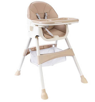 Стільчик-трансформер для годування No Brand F007 92x60x75 см Бежевий (2104618628)