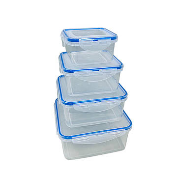 Набір контейнерів для зберігання Kamille KM-20002 4 шт 22475