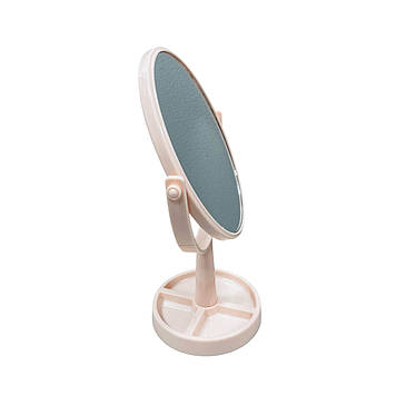 Дзеркало косметичне A-PLUS 704 HB h-30 см Рожевий