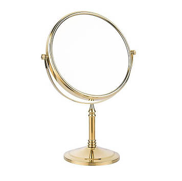 Дзеркало косметичне A-PLUS 3018 h-31,5 см Золотий