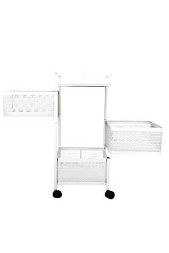 Полиця товарна на колесах A-PLUS 50112 3 яруси Білий 23089