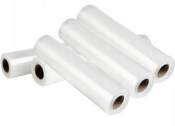 Пакети для вакуумного пакувальника No Brand 500х25 см 5 шт Прозорий (2104618698)