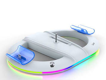 Заряджання-тримач для джойстика PS5 Slim iPega PlayStation 5 PS5 Slim DualSense на 2 геймпада Білий ( hub_pwgl58 )