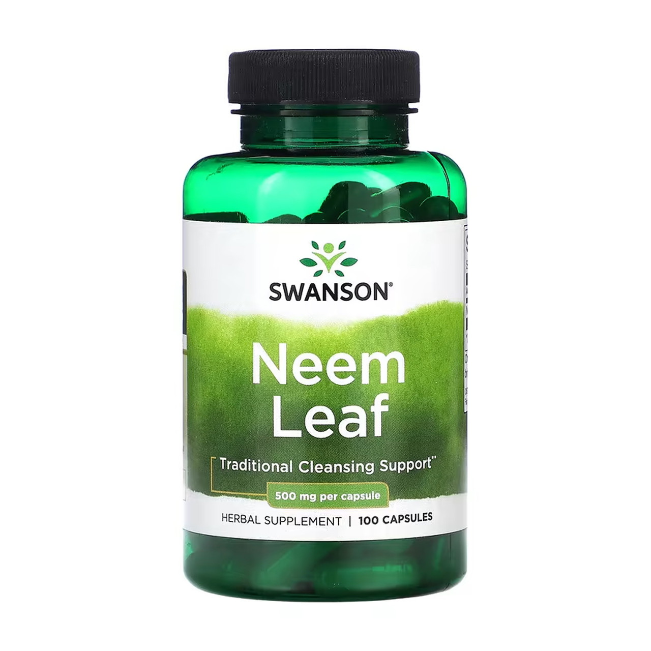 Neem Leaf 500 mg - 100 caps, фото 1