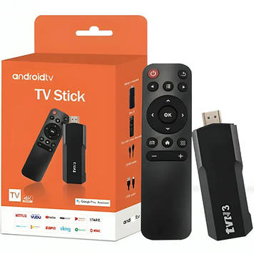 Смарт-тв з пультом No Brand Smart TVR3 Stick 4K медіаплеєр Android Global (2104618478)