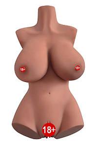 Мастурбатор-торс Pipedream PDX Plus Perfect 10 коричневий, 44.5 см