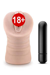 Мастурбатор вагіна Blush Enlust Ayumi з віброкулею, 12 см