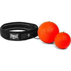 Тренажер для боксу Everlast POWERLOCK REFLEX BALL червоний Уні OSFM P00002715
