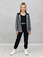 Стильний спортивний костюм-трійка для дівчинки "Брукс"