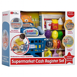 Ігровий набір "Магазин" на батарейках з візочком і продуктами