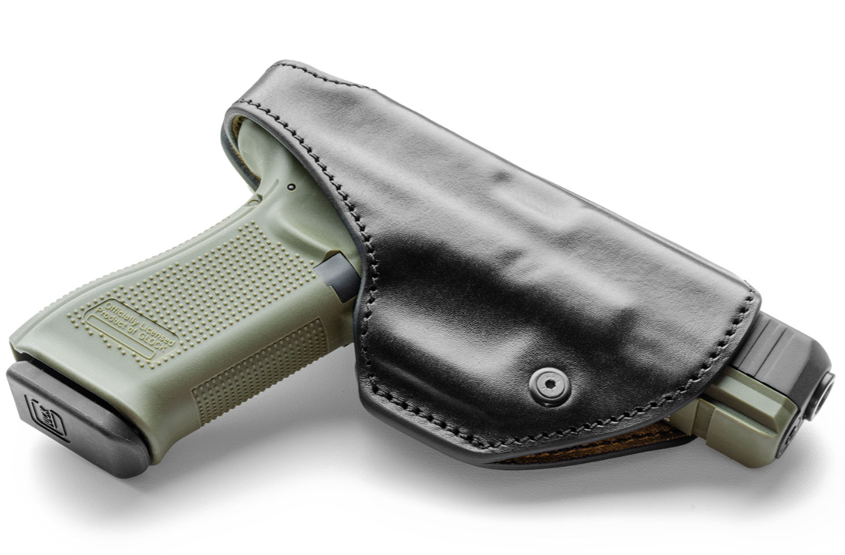 Кобура поясна A-line К8е для Glock-17, шкіряна формована тришарова