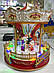 Новорічна різдвяна музична обертова карусель з підсвічуванням USB+батарейки N0338, фото 7