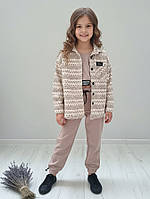 Стильний спортивний костюм-трійка для дівчинки "Брукс" (134-158р)