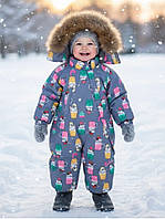 Яскравий зимовий термокомбінезон Jie Reimo для дівчинки 74р