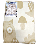 Дитяча ковдра 100х140см в ліжечко з бавовни Ярослав Сови 05/7 бежевий, фото 4