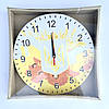 Настінний годинник брендований із символікою, логотипом "Промо" (30 cм) під замовлення [ДВП Відкритий] (від 20 шт.), фото 6