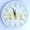 Настінний годинник брендований із символікою, логотипом "Промо" (30 cм) під замовлення [ДВП Відкритий] (від 20 шт.), фото 5