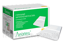 Стерильна пов'язка на нетканій основі Леопед 9см х 25см 25 шт/уп, фото 1