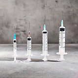 Шпpиц  2 мл  3-компонентний  (0,6 мм х 38 мм), 1 шт., фото 2