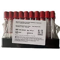 Пробірка 6 мл червона кришка без наповнювача