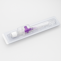 Катетер внутрішньовенний IGAR Унофлон з ін'єкційним портом і крильцями 26G