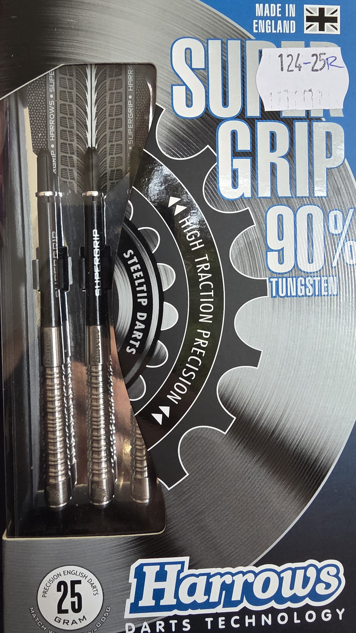 Дротики дартс із вольфраму Supergrip 90% Harrows Англія 25 грам