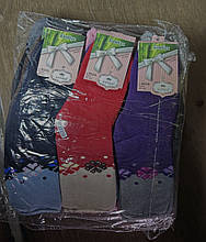 Носок женский махровий зима висший сорт 36-41 микс цветов пачка 5 шт