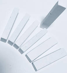 Крейда білий ВЕСОВИЙ 70*15*10 ЛЮКС КОЛОР 1 кг=105шт (арт NoКВ100)