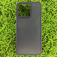 Чохол для Motorola Moto G84 5G протиударний, Soft Touch покриття, синій матовий Lyon Frosted