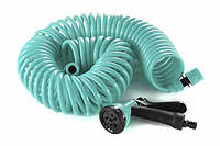 Шланг спіральний 15 м + пістолет-розпилювач на 8 режимів