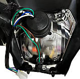 Фара передня з обтікачем для мотоциклів Enduro / Motocross – чорна, біла, помаранчева, фото 5