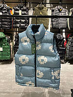 Жилетка Denim Tears унісекс, плащівка, синтепон 200, блакитна