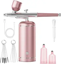 Аерограф із компресором, акумуляторний, дюза 0.3