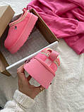 Зимові рожеві замшеві жіночі UGG Tasman Platform Love Pink на платформі натуральне хутро, фото 2