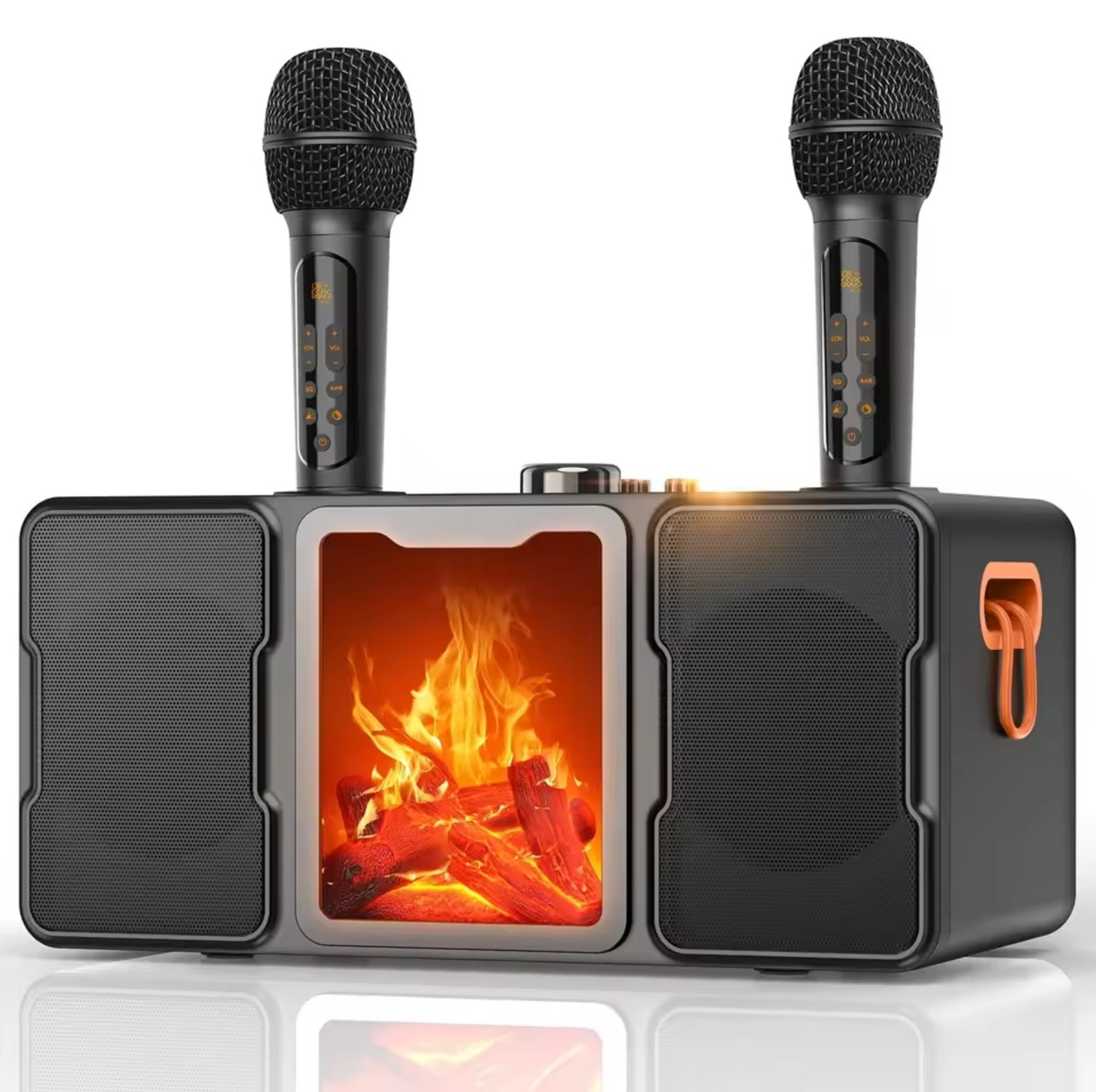 Партативна караоке система з двома мікрофонами SP-600