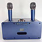 Партативна караоке система з двома мікрофонами SP-600, фото 7