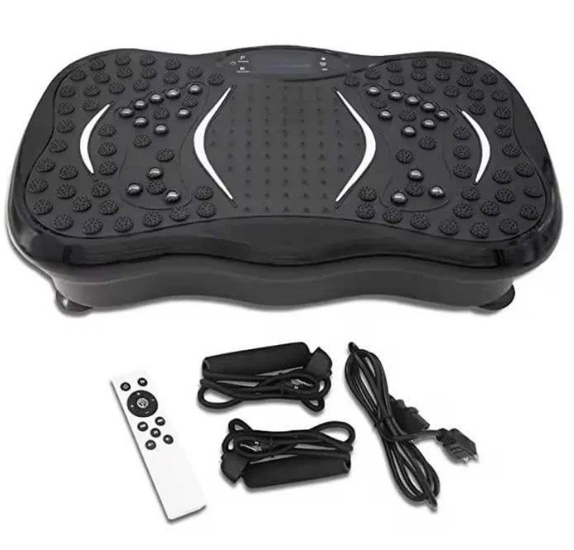 Тренажер-платформа Bluetooth з еспандерами та пультом Чорний, фото 1