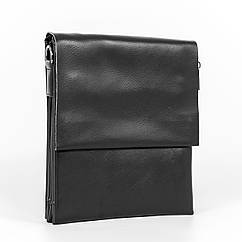 Багатосекційна сумка зі шкіряним клапаном, мала