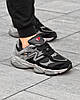 Чоловічі термо кросівки New Balance 9060 cordura black grey Нью Баланс чорні сірим осінь єврозима, фото 6