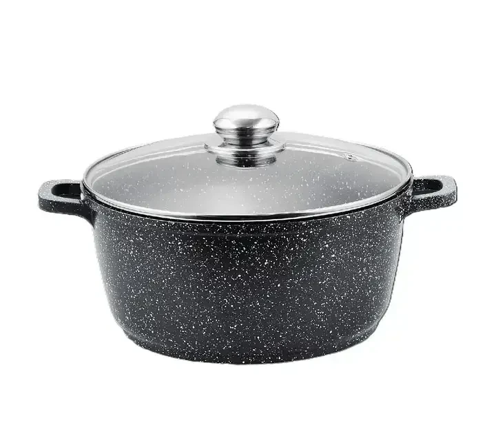 Кастрюля (казан) з мармуровим покриттям 3,2 літра BN-306, фото 1