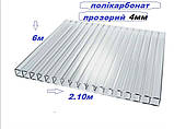 Полікарбонат, для теплиць, вікон, огорожі,   градостійкий, (4мм) прозорий, OSCAR STANDARD (Сербія), фото 8