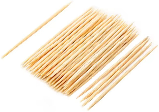 Зубочистки бамбукові 6,5 см 140 шт — екологічні та міцні, фото 1