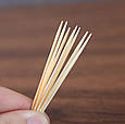 Зубочистки бамбукові 6,5 см 140 шт — екологічні та міцні, фото 6