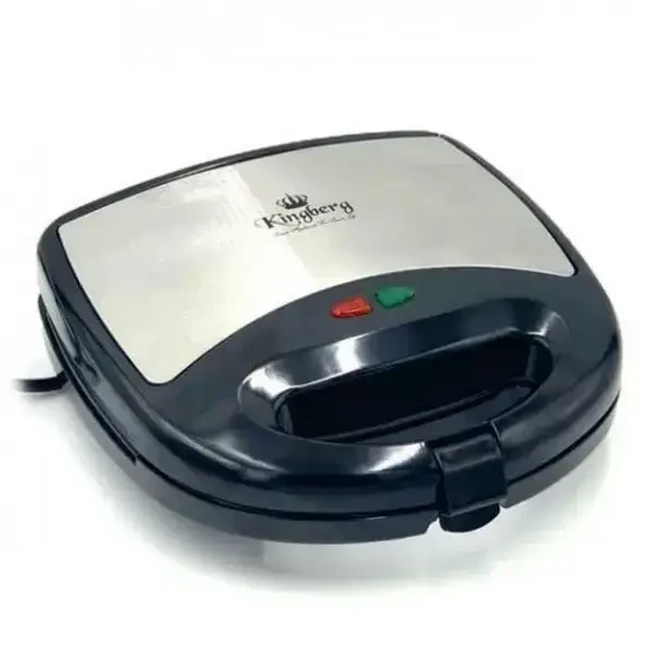 РОЗПРОДАЖ Сендвічниця-гриль вафельниця Kingberg - KB-2046 3в1 електрична, фото 1