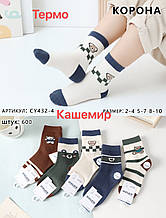 Шкарпетки дитячі термо Кашемір з махрою 25-30 (12 шт.)