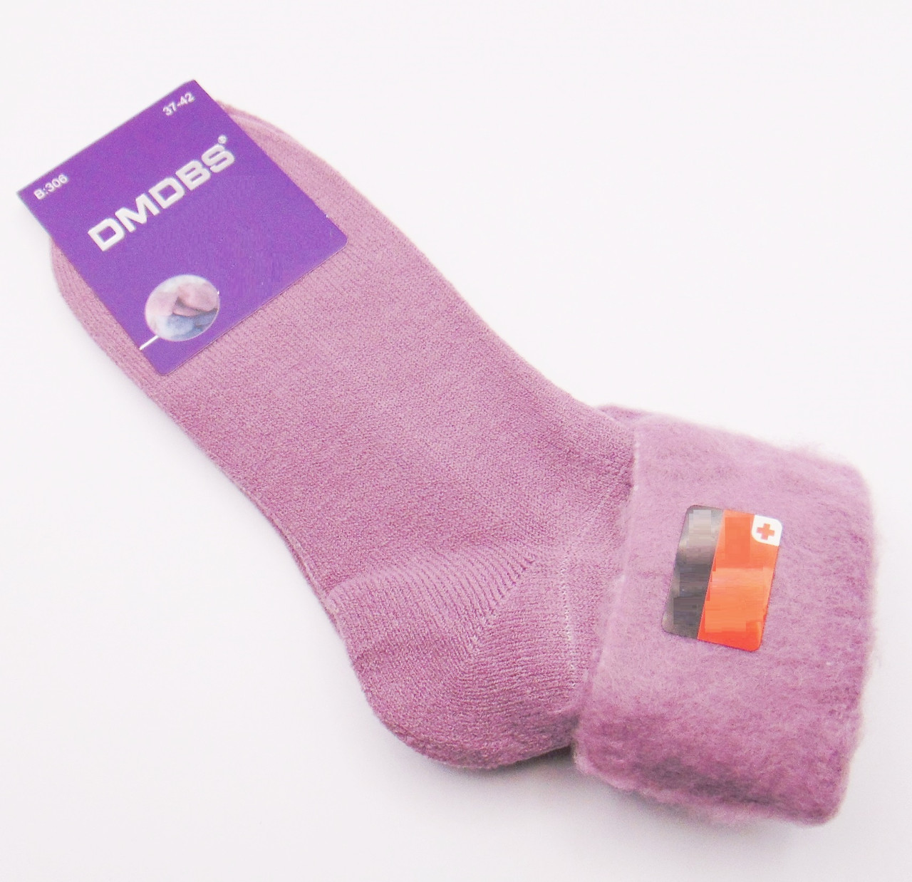 Дуже теплі термо шкарпетки гумка з компресійним ефектом 37-42 сині Dmdbs 306, фото 1