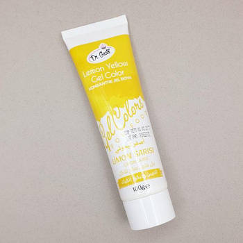 Гелевий барвник Dr.Gusto Lemon Yellow/Жовтий лимон 100 мл